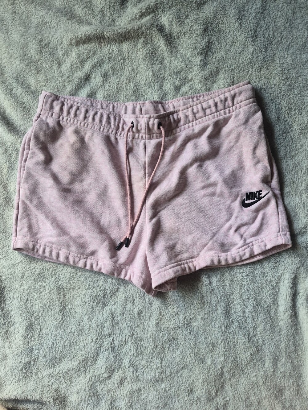 Nike Women's Essential French Terry Knit Shorts Like Pink Medium
